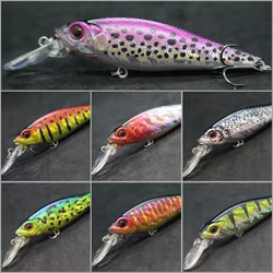 WLure Jerkbait señuelo de pesca 13g 9,5 cm hundimiento Crankbait apretado Wobbling con fundición larga C723