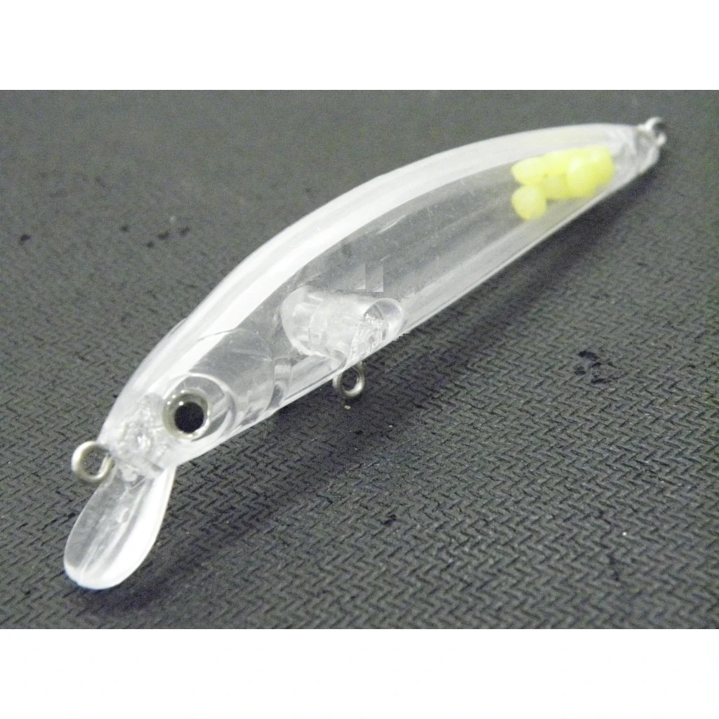 WLure-Señuelos de Pesca sin pintar, 9cm, sonido nítido, Minnow, profundidad poco profunda, 10 por paquete, UPM641 - imagen 3