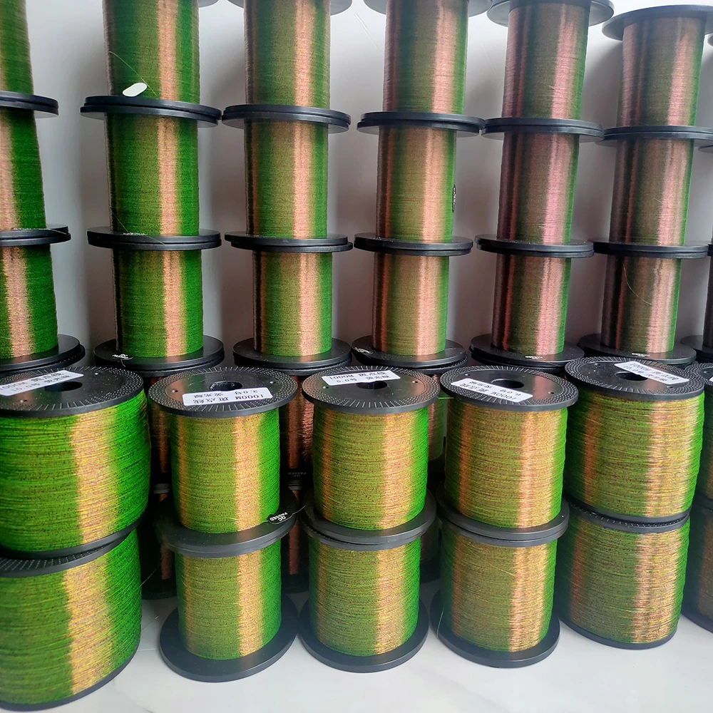 Línea de pesca de camuflaje manchado de 1000M, fregadero monofilamento recubierto de fluorocarbono súper fuerte 3D, línea de nailon para agua salada - imagen 5