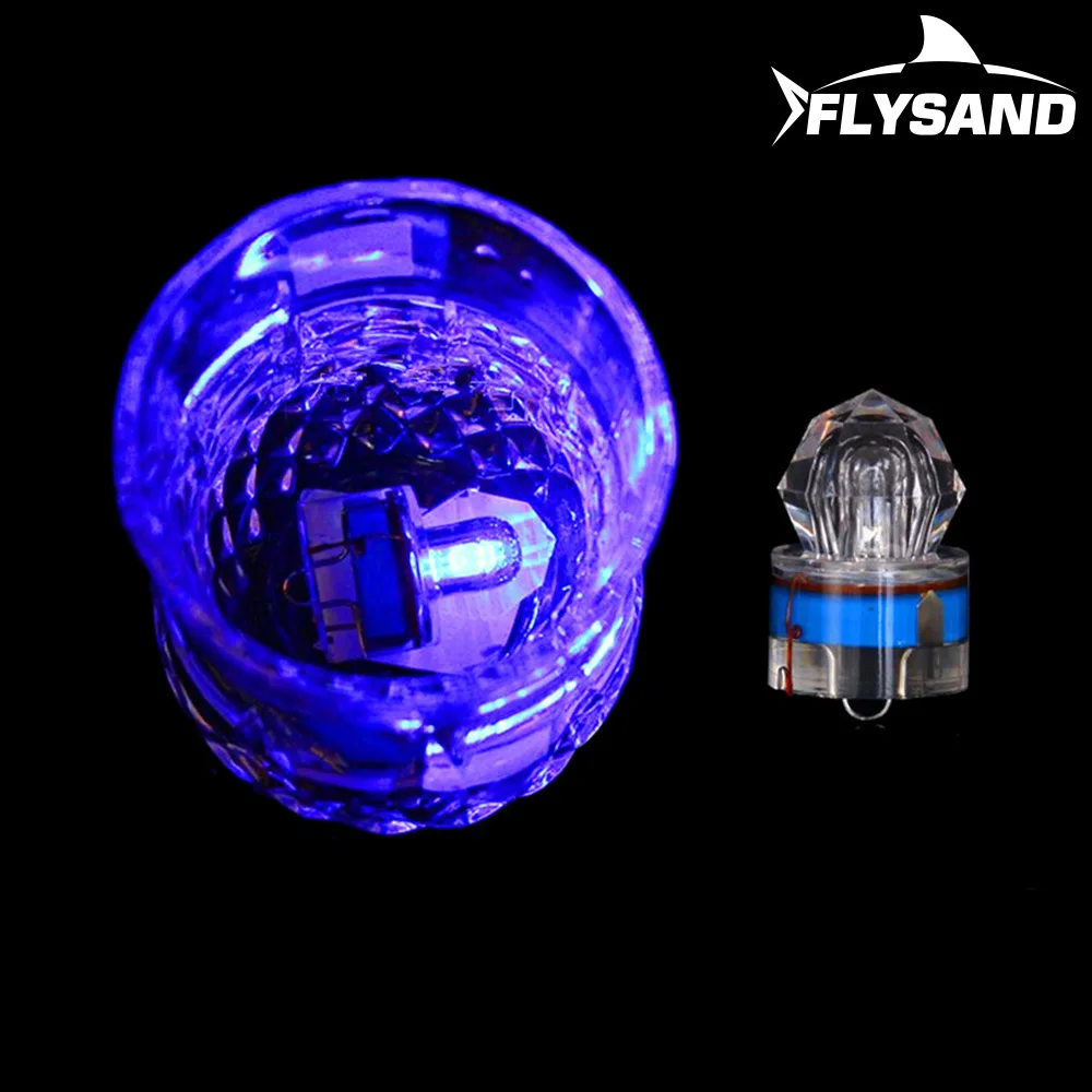 Lámpara de pesca subacuática en diferentes colores