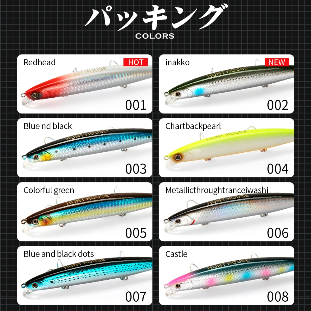 Señuelo flotante Hunthouse Minnow – Lanzamiento equilibrado - imagen 3