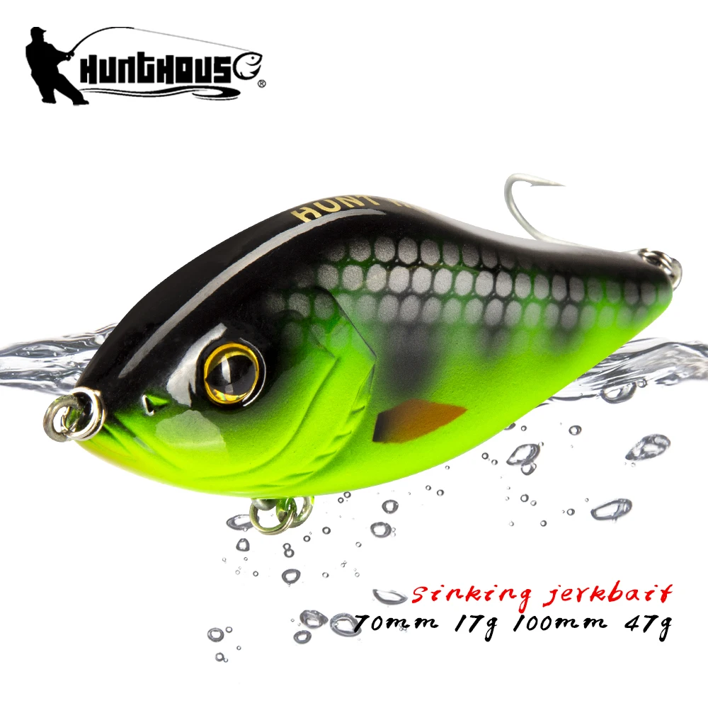 Hunthouse Slider Sinker VIB jerkbait de hundimiento para lucio - imagen 4