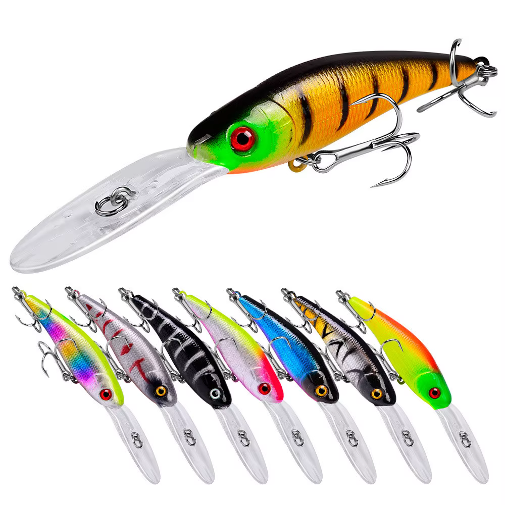 Señuelo swimbait hundido con anzuelo triple para lubina y Walleye - imagen 3