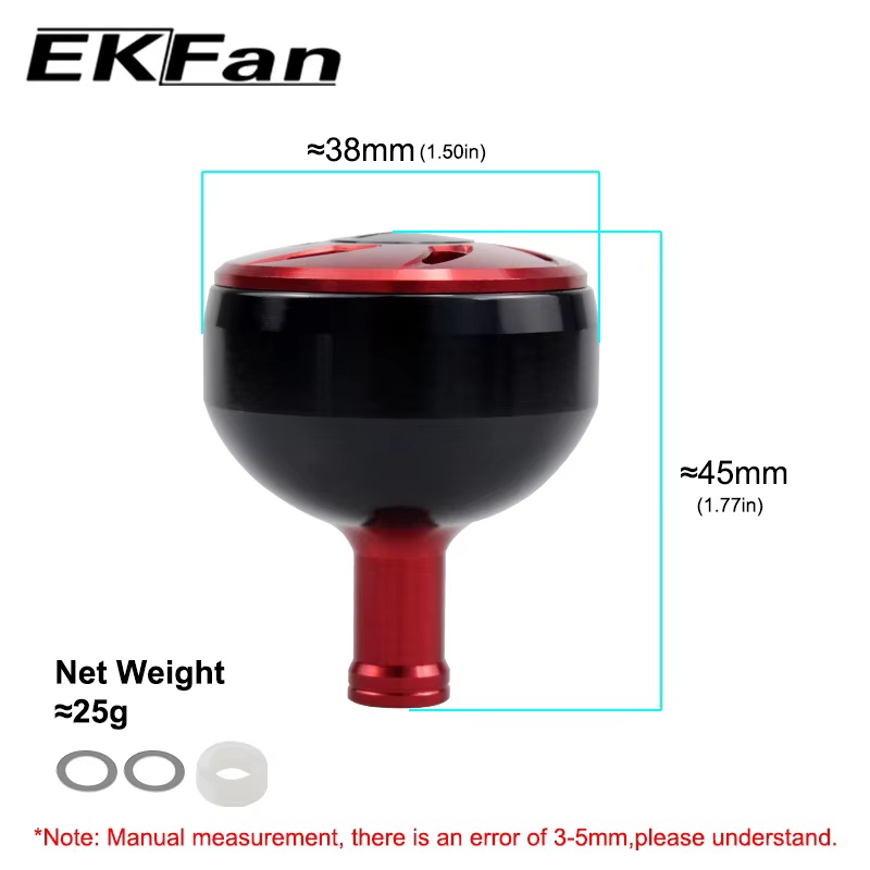 EKFan Perilla de Mango Aluminio Baitcasting para Daiwa y Shimano - imagen 5