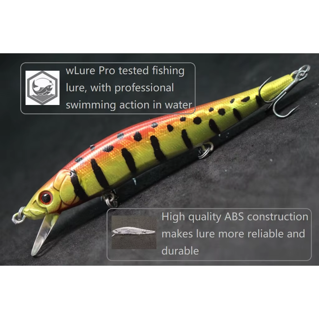 WLure M262S Jerkbait Minnow 12 cm 14 g - Señuelo Wobbler para pesca - imagen 4
