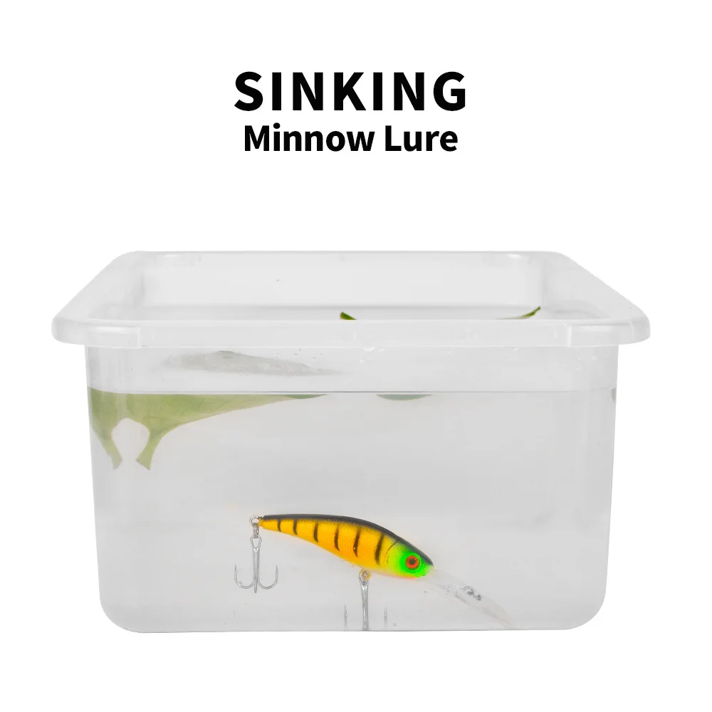 Señuelo swimbait hundido con anzuelo triple para lubina y Walleye - imagen 3