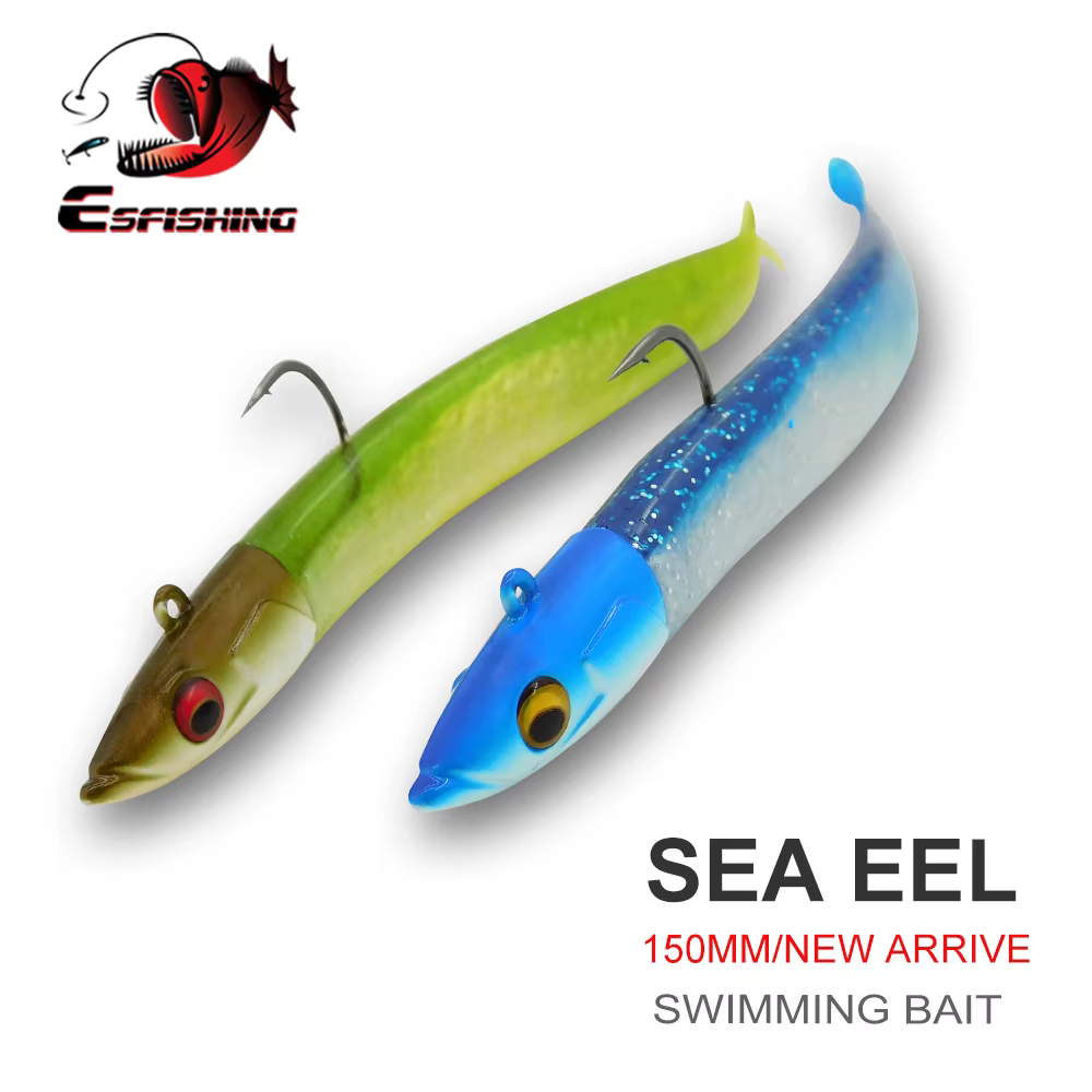 Señuelo Anguila ESFISHING 150mm – Soft bait para captura grande - imagen 4