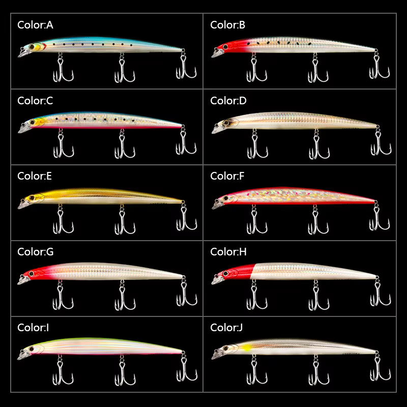 LETOYO Jerkbait Flotante 175mm – Señuelo para lucio y perca - imagen 5
