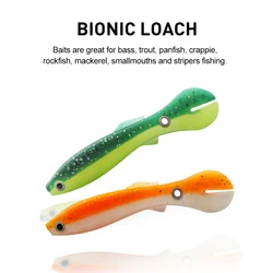 KESFISHING Señuelo de silicona biónico para pesca realista eficaz