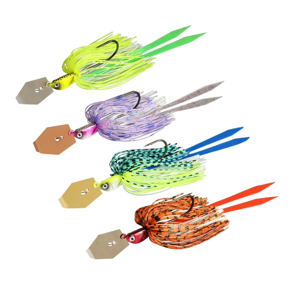 ILURE ChatterBait con falda de goma - Swimbait para lubina y lucio - imagen 5