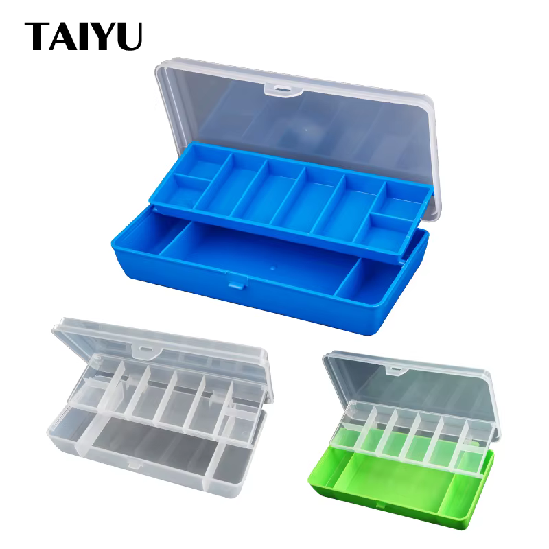 TAIYU Caja de aparejos de pesca portátil con 11 compartimentos - imagen 5