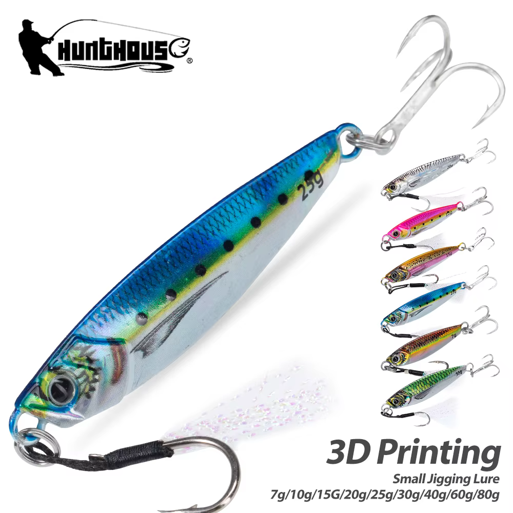 Hunthouse Jig Metal 3D lubina trucha