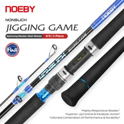 NOEBY Caña Jigging Fuji Guías - Pesca de Atún