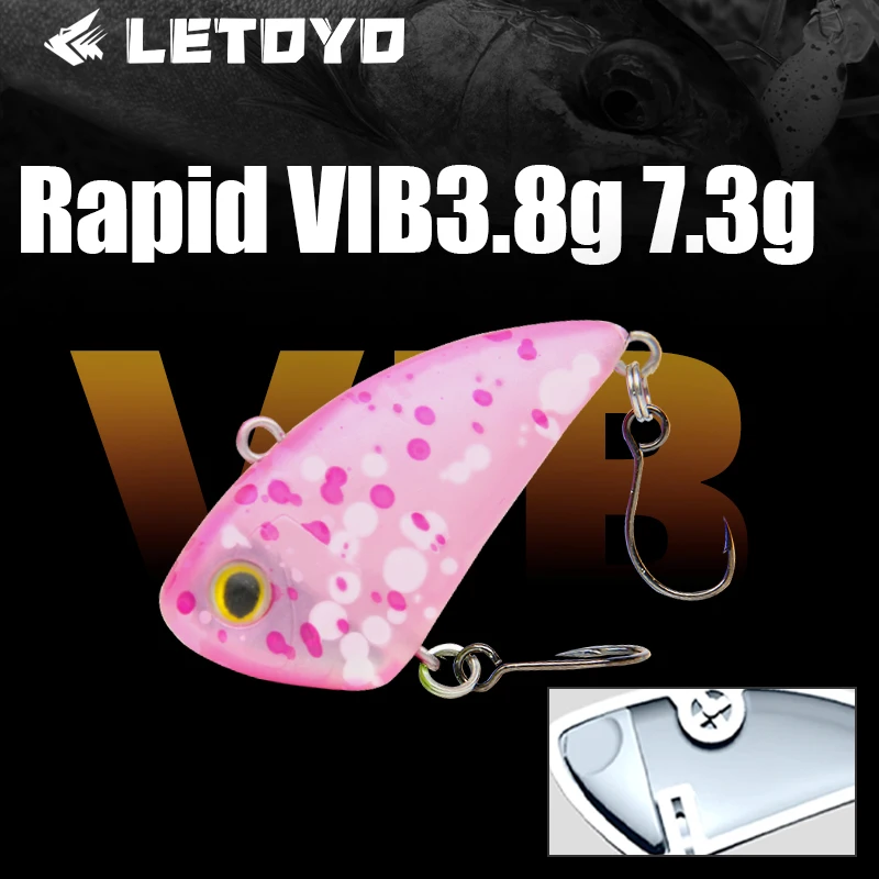 LETOYO Señuelo VIB Wobbler duro - Ideal para perca, trucha y lubina - imagen 2