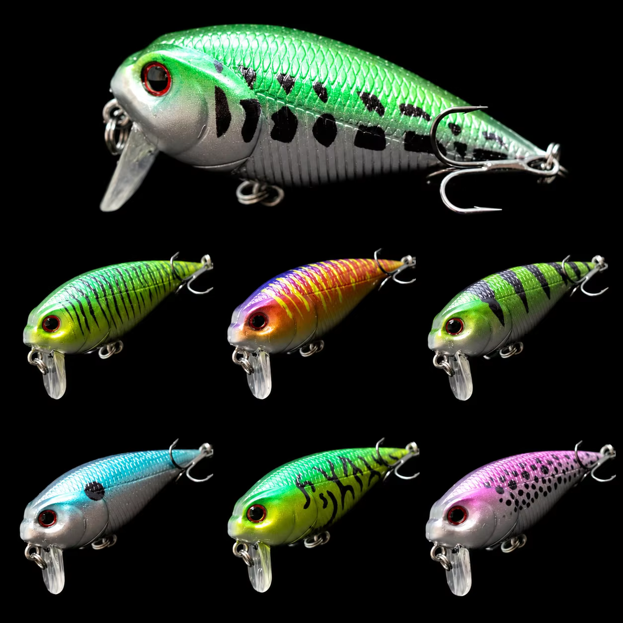 WLure C655 Crankbait – Señuelo wobbler 5,7 cm agua salada