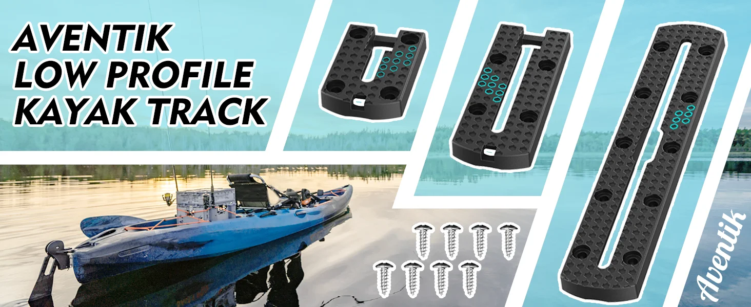 Accesorios de montaje para pista de kayak con agarre texturizado