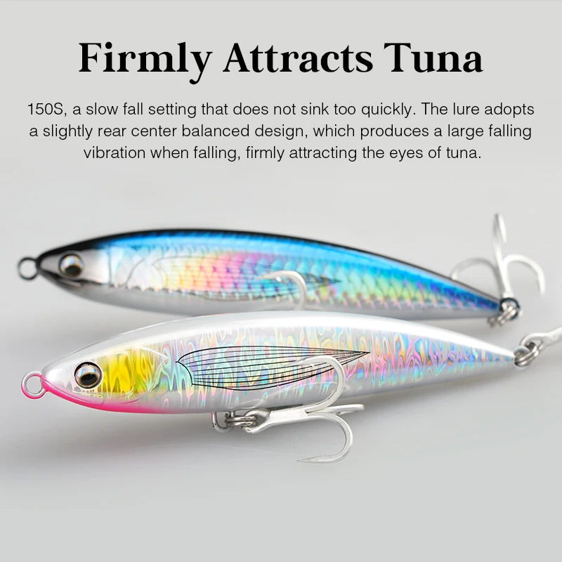 TSURINOYA 150S ASTRA - Señuelo de hundimiento stickbait para atún