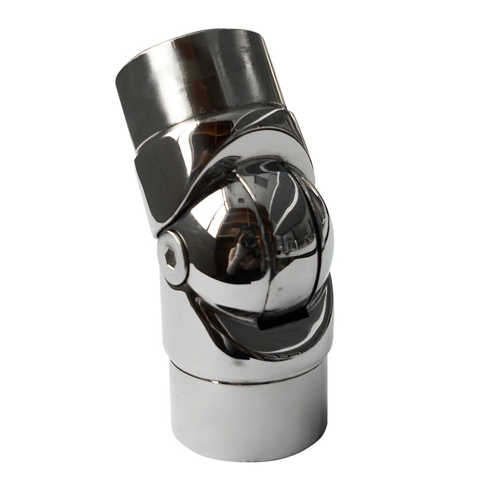 Conector de tubo de acero inoxidable para pasamanos, codo 180° - imagen 3