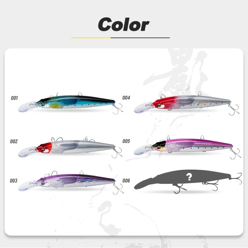 Señuelo Suspending Minnow D1 – Peso deslizante para lubina y lucio - imagen 2