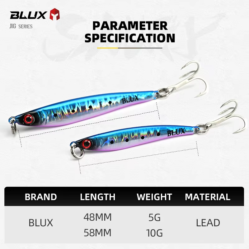 BLUX Mini SAURY Cuchara de Jigging – Señuelo para lubina y caballa - imagen 4