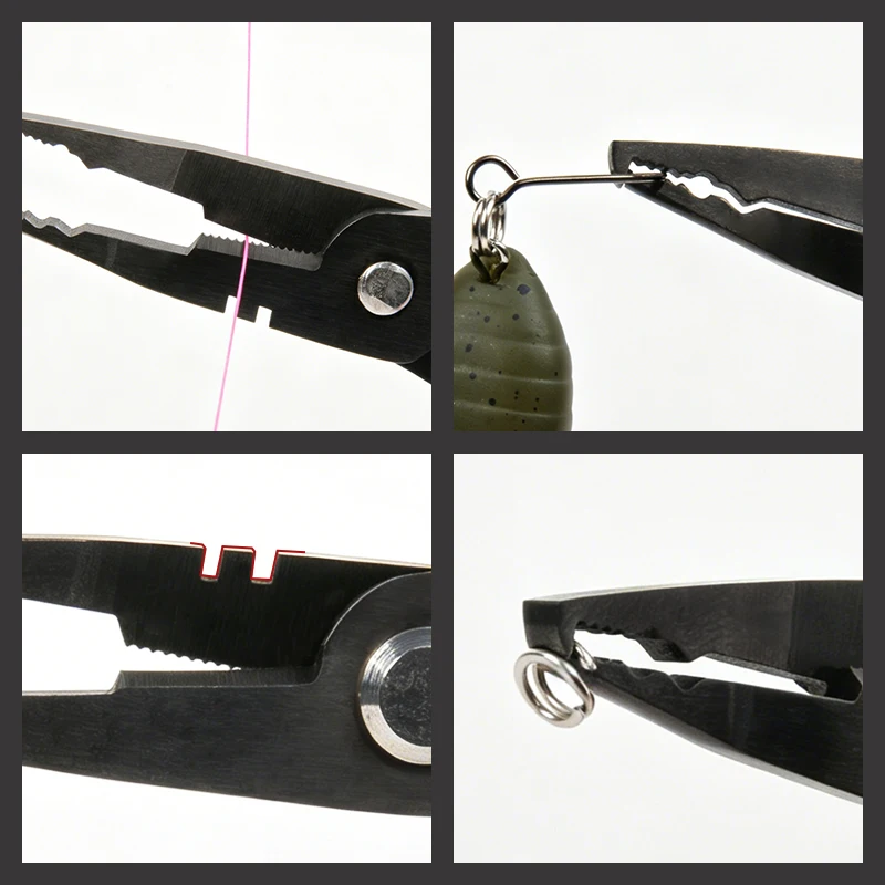 LETOYO Alicates de pesca multifunción inox: cortar anillas PE - imagen 3