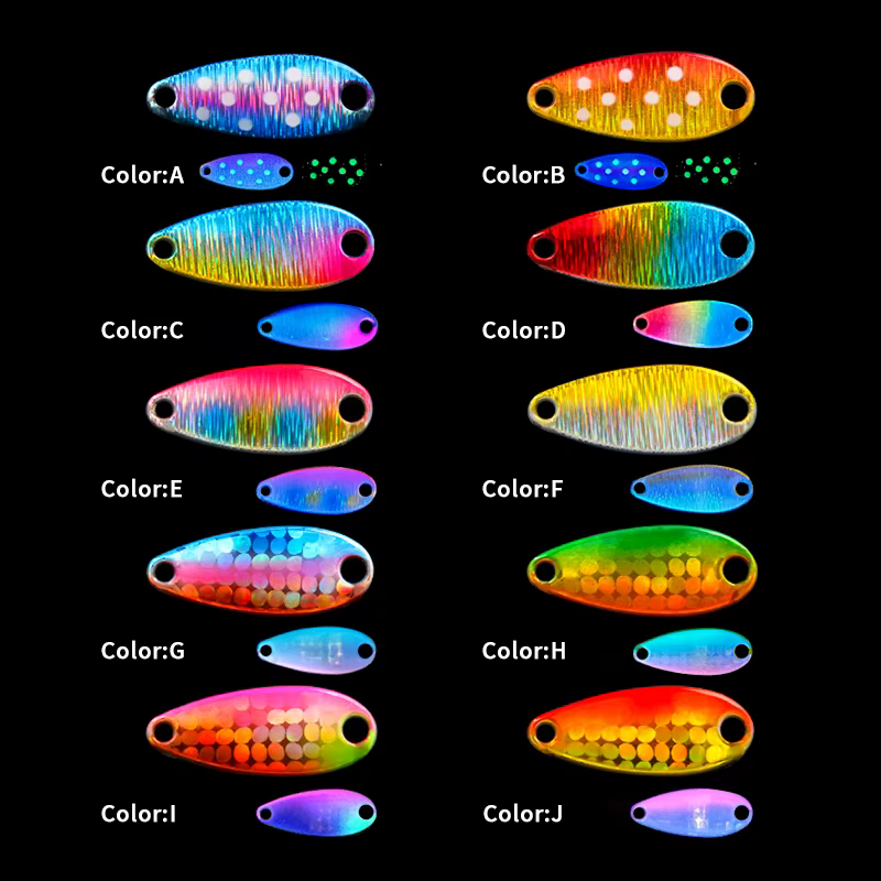 Spinner LETOYO Reflectante Láser – Señuelo para Trucha - imagen 2