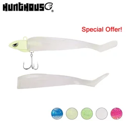 Hunthouse Glow Soft Minnow señuelo hundible para lubina y lucio