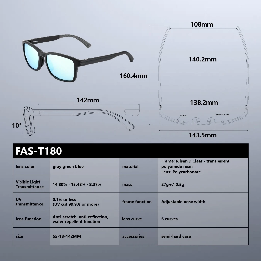 Gomexus Gafas de Pesca Polarizadas CR39 - Senderismo y Conducción - imagen 3