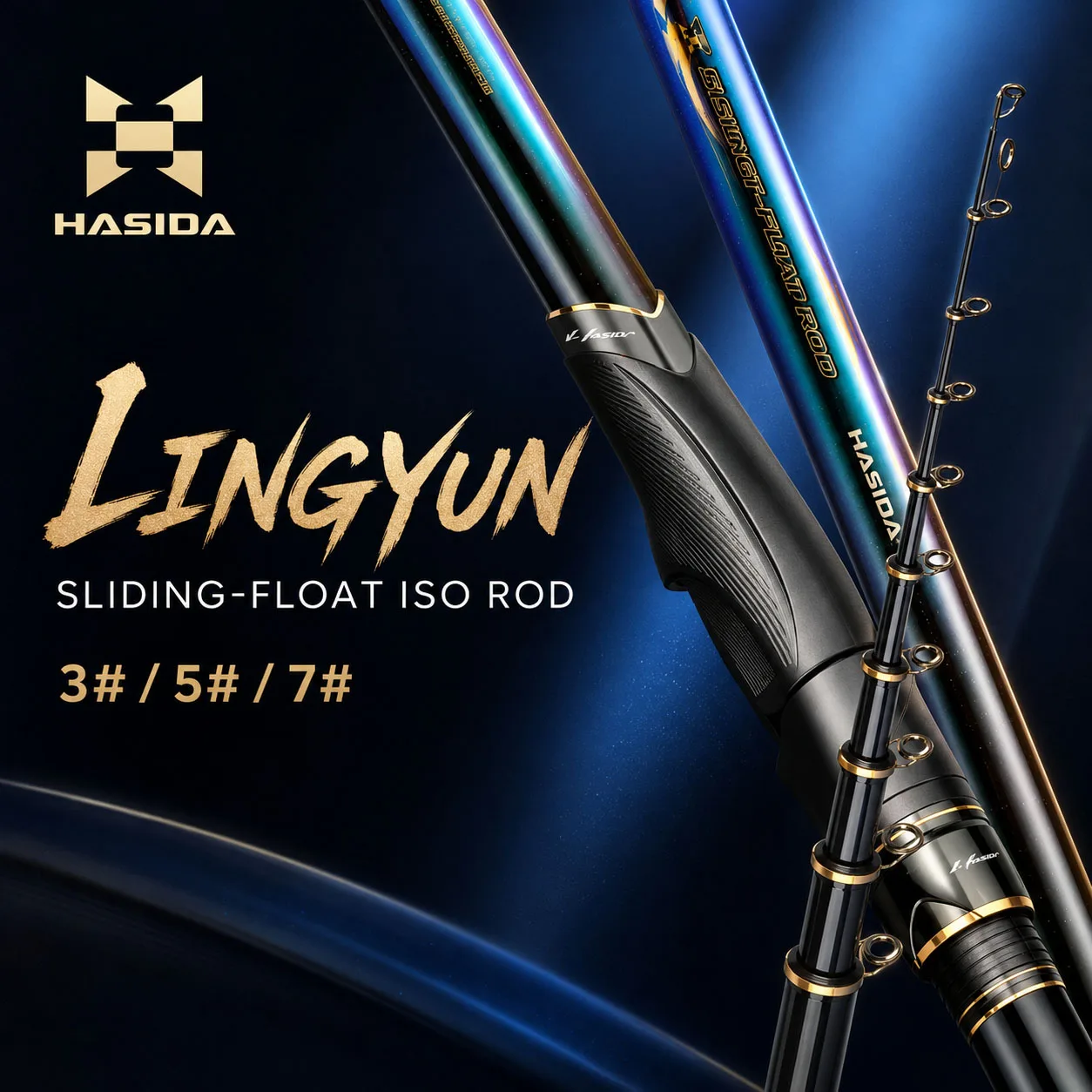 Caña telescópica HISTAR Ling Yun 40T – Carbono alto módulo para roca - imagen 2