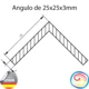 Soporte caña fijo color natural 25x3mm