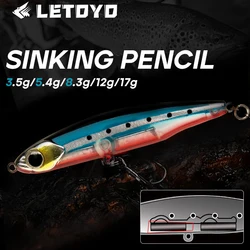 LEToyo Señuelo Hundidor Pencil 17g – Lubina y Trucha