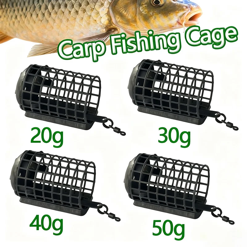 Montaje para pesca con jaula de cebo