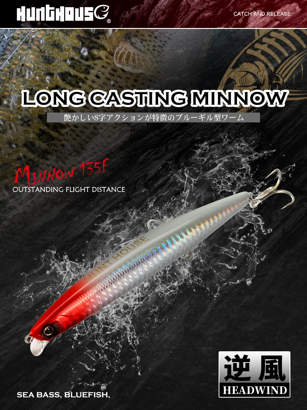 Hunthouse Minnow 135mm 21g