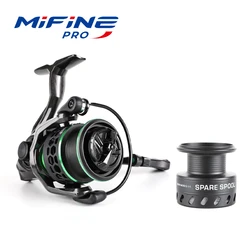 MIFINE GT Carrete Giratorio Ultraligero para Trucha y Calamar
