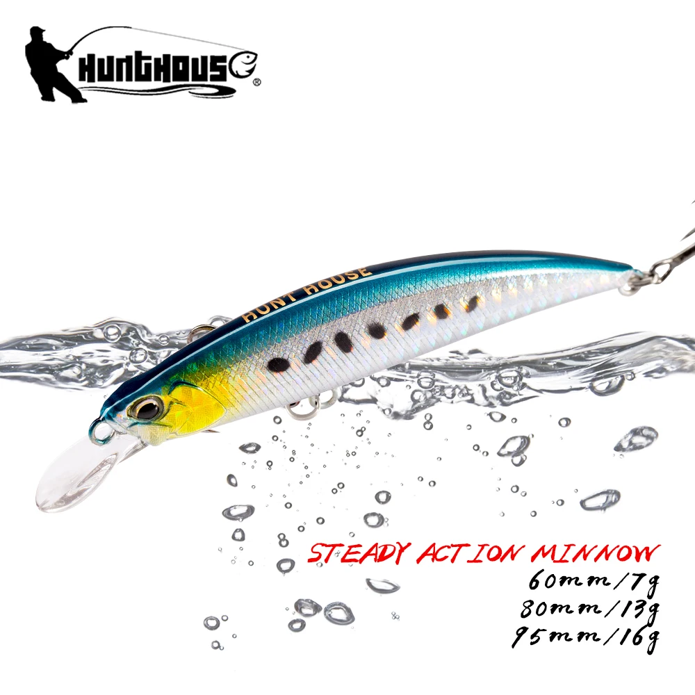 Hunthouse Jerkbait hundidor pececillo – swimbait para lubina