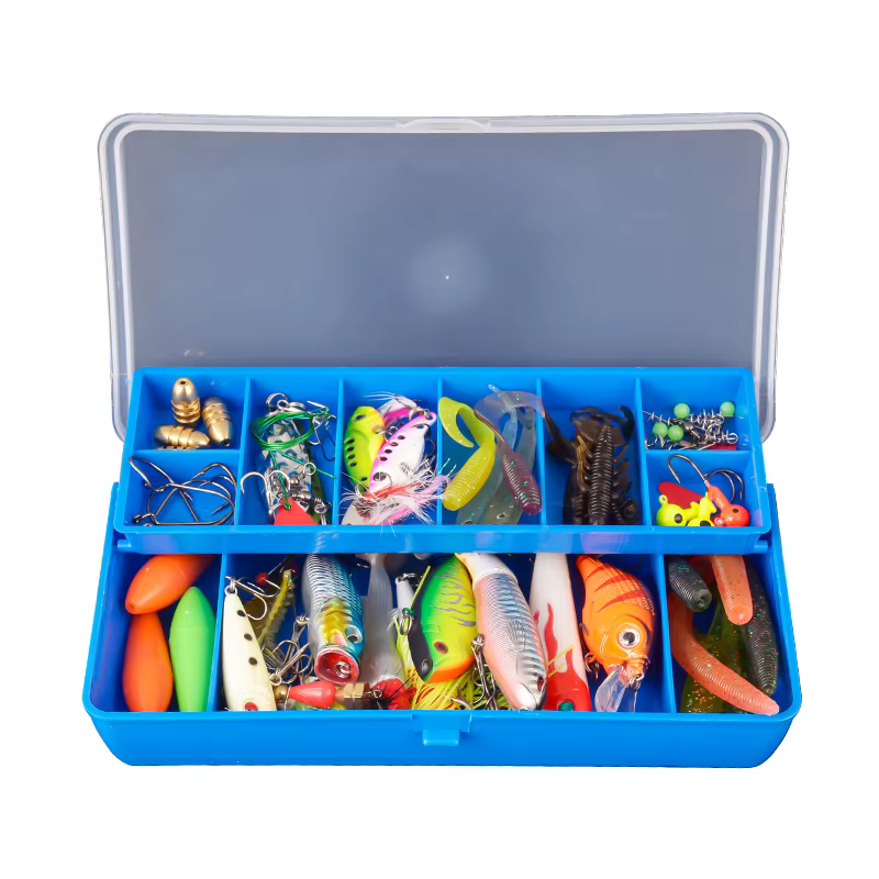 TAIYU Caja de aparejos de pesca portátil con 11 compartimentos - imagen 3