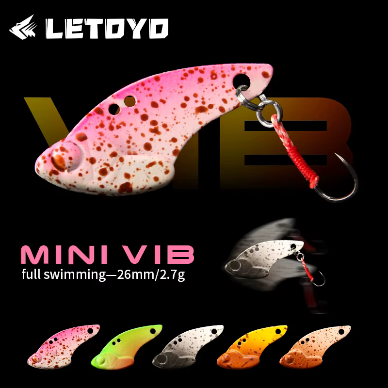 Señuelo Metálico LETOYO – Micro Vib para Pesca de Trucha en Área - imagen 4