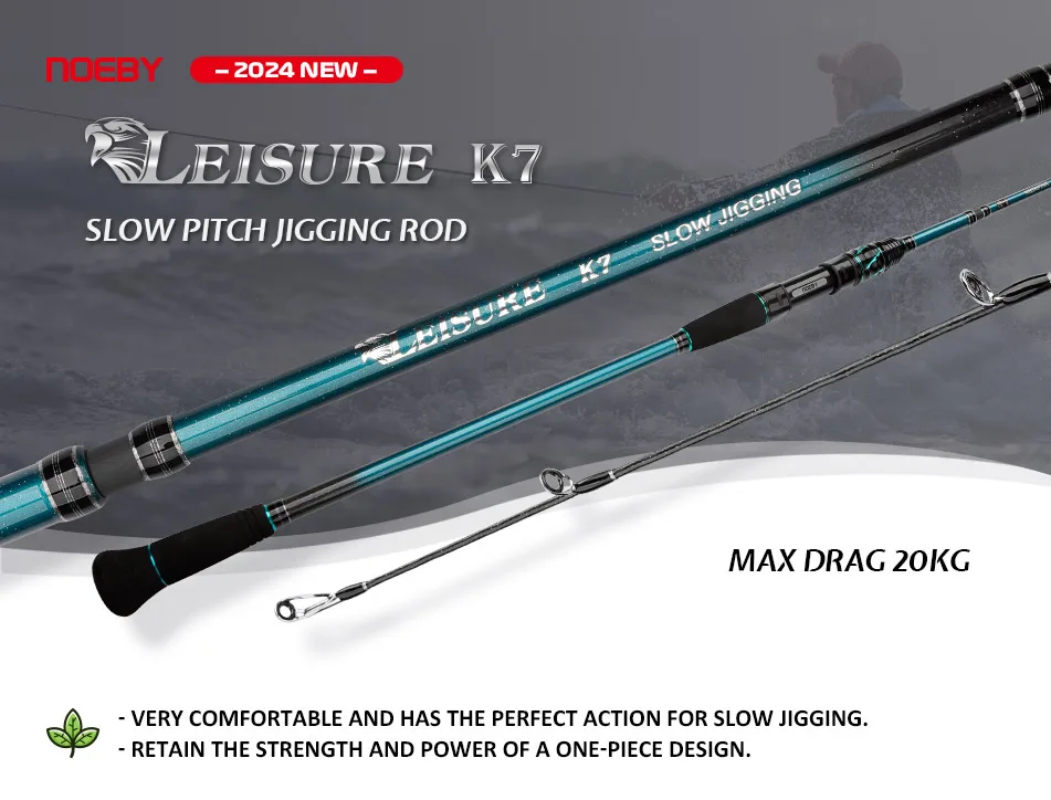 Caña NOEBY K7 Jigging paso lento vista general