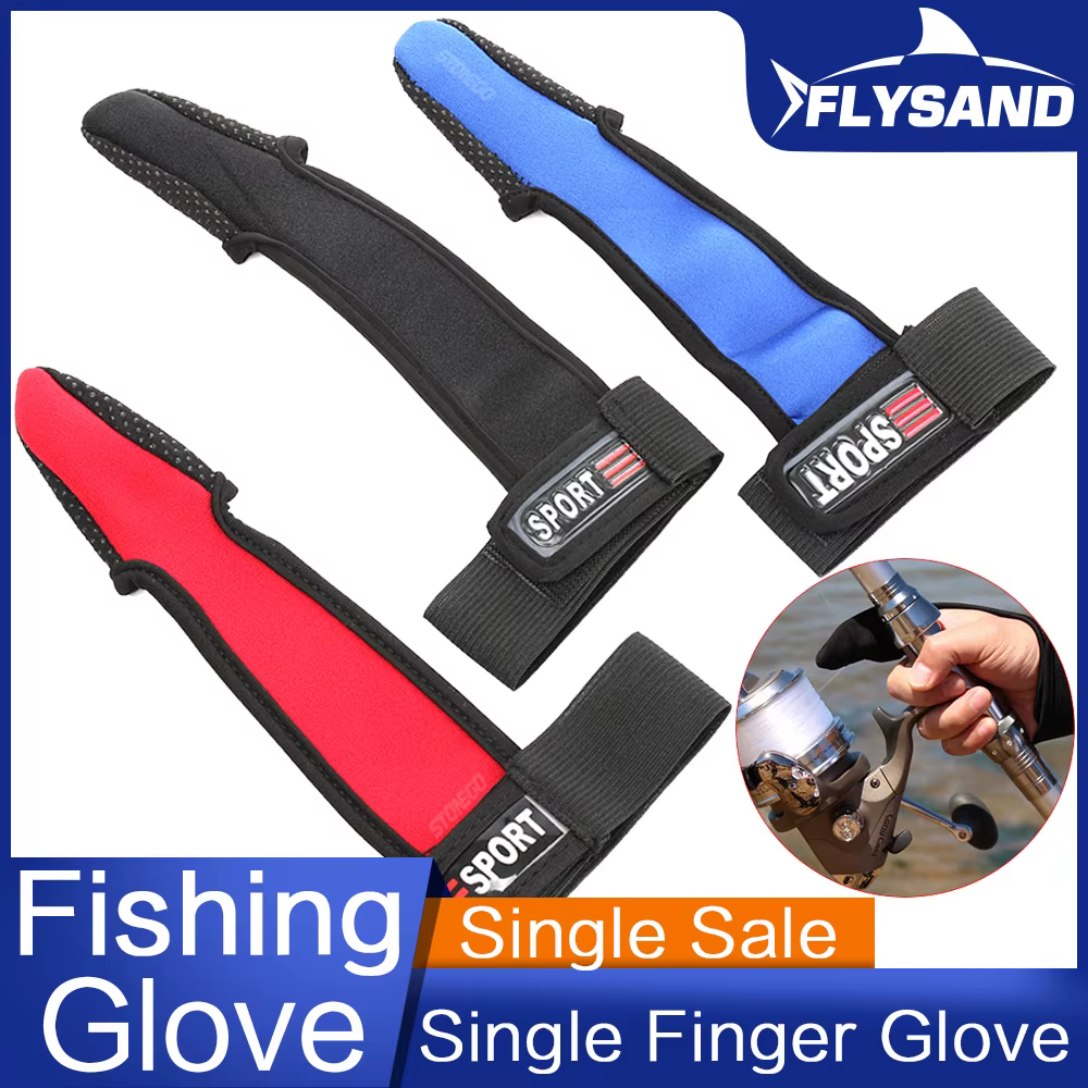 FLYSAND Guante de dedo antideslizante para pesca deportiva con agarre - imagen 5
