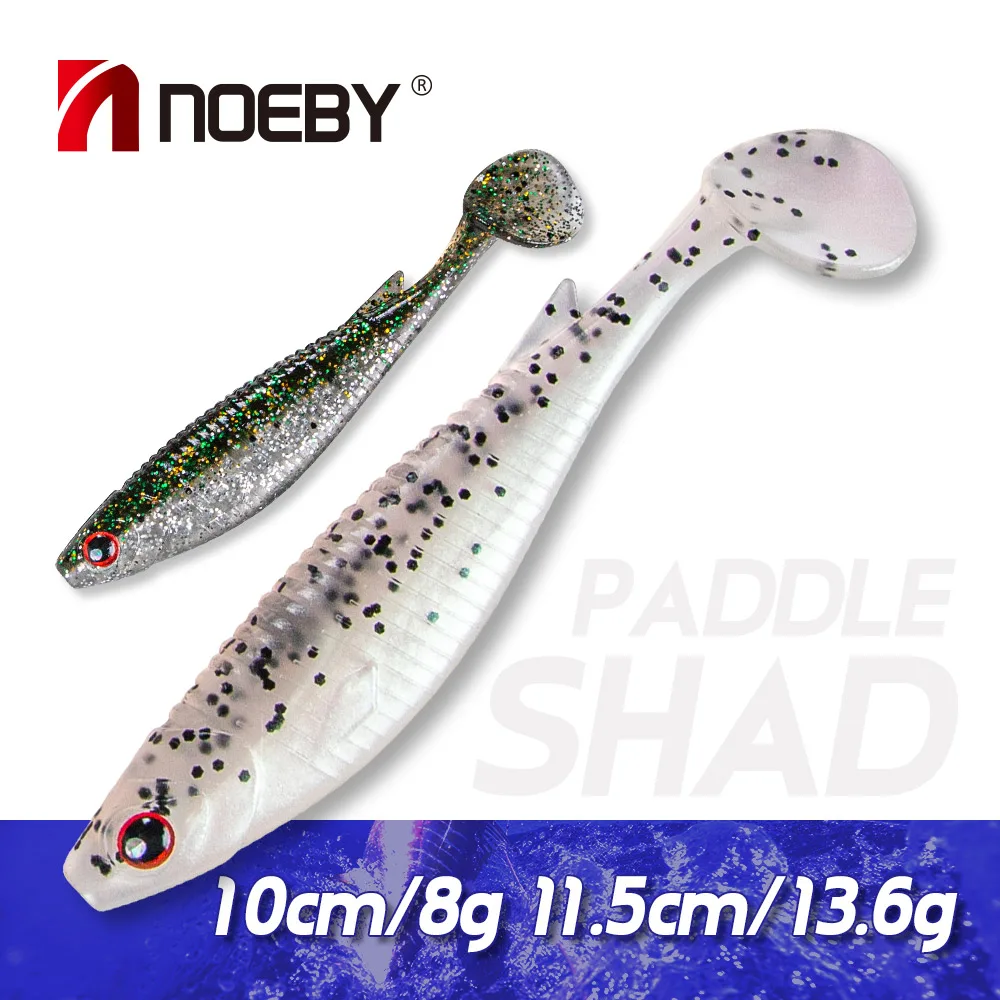 Señuelo de silicona Noeby swimbait con paleta para lucio - imagen 2