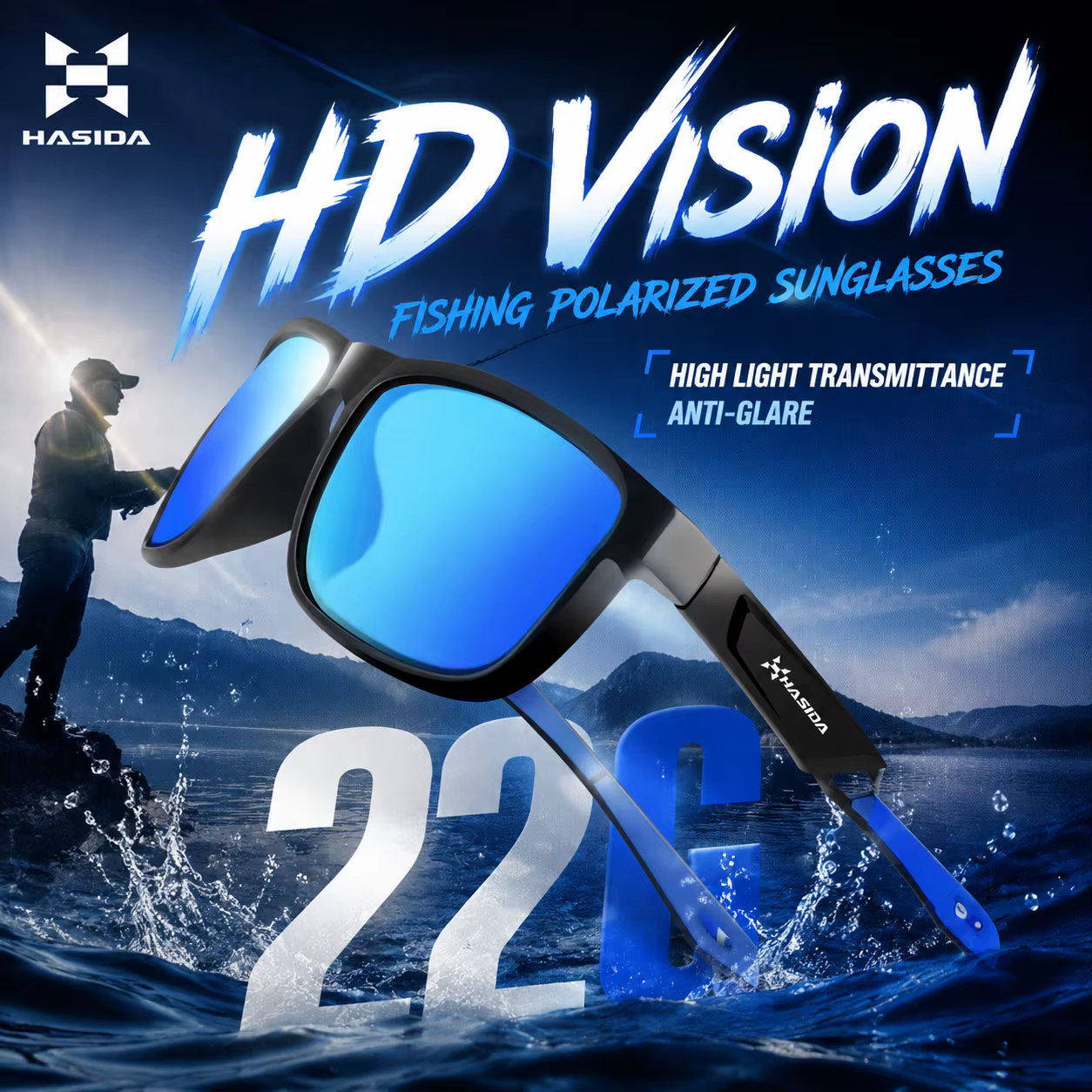 Gafas de Pesca Polarizadas HISTAR 22G – Lentes TAC Antimpacto - imagen 2