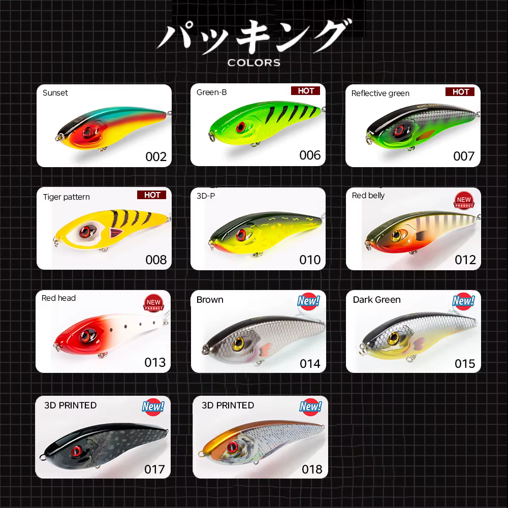 Hunthouse Pike Jerkbait – Señuelo hundimiento lento para lubina y lucio - imagen 3