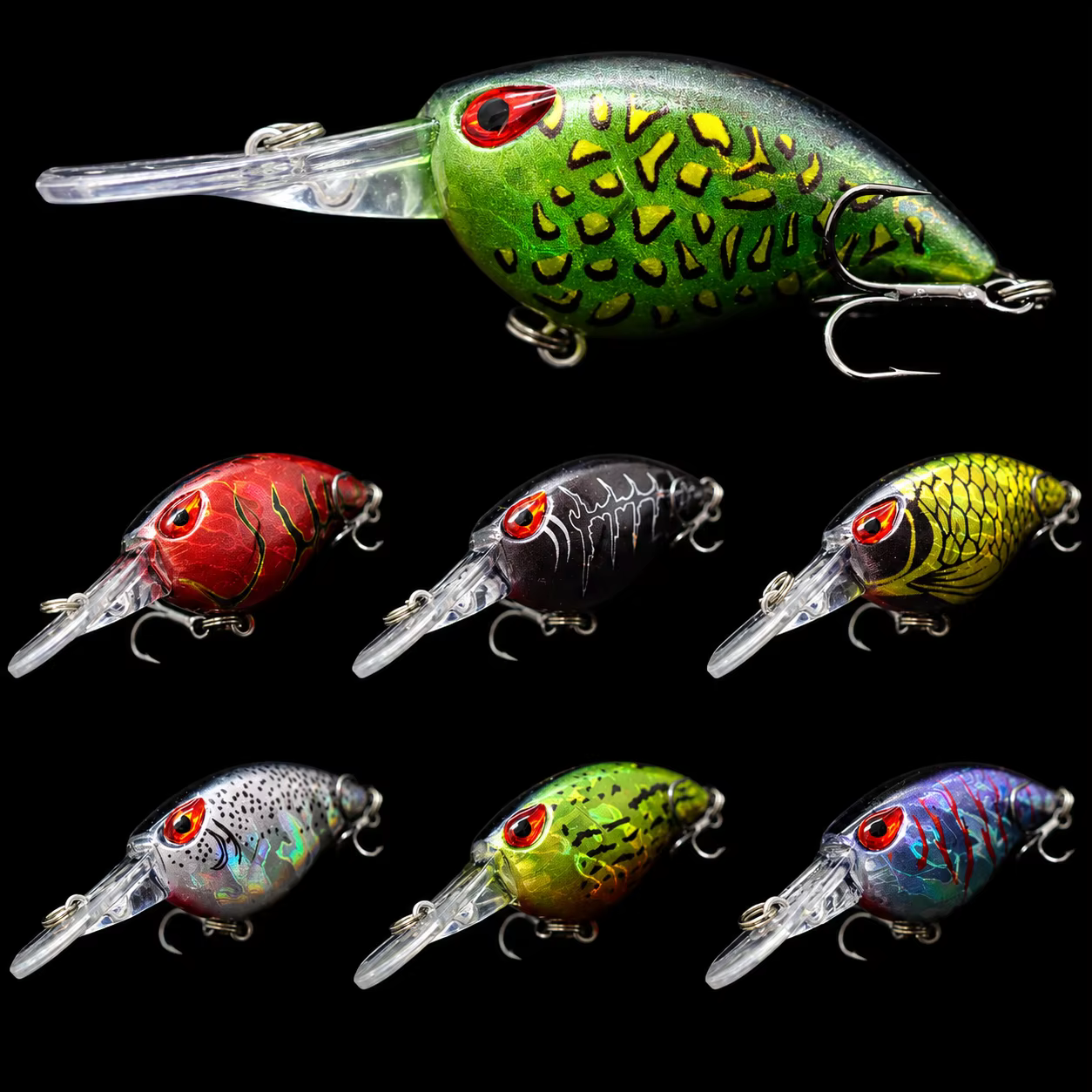 WLure C770 Crankbait – Señuelo flotante 6cm acción tight agua dulce - imagen 3