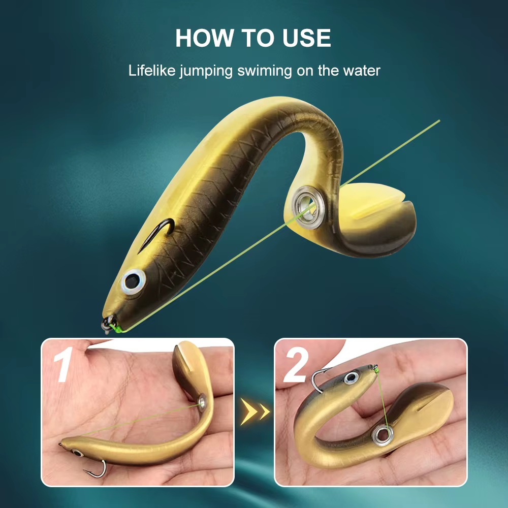 KESFISHING Señuelo de silicona biónico para pesca realista eficaz - imagen 2