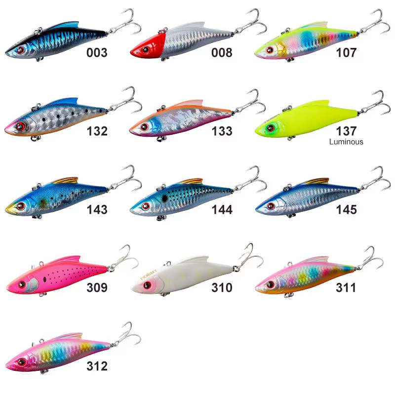 Crankbait sin labios NOEBY Heavy Rattlin – Vibración para agua salada - imagen 5