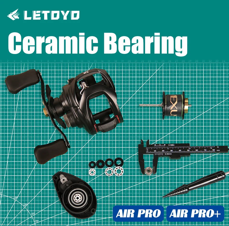 Rodamientos cerámicos LETYO AIR PRO en detalle