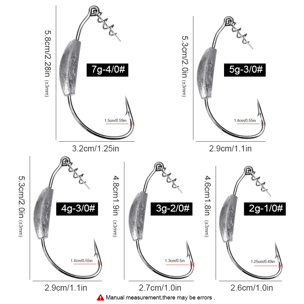 FTK Anzuelos Offset con púas – Texas Rig y vinilos - imagen 5