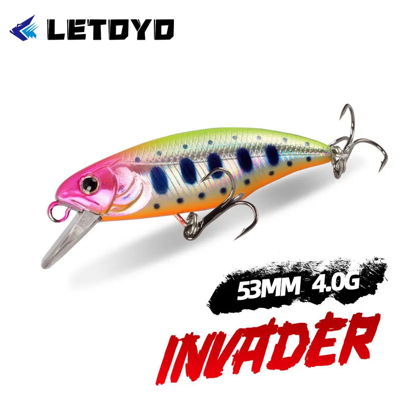 LETOYO Señuelo Minnow Hundible Jerkbait para lubina y lucio - imagen 5