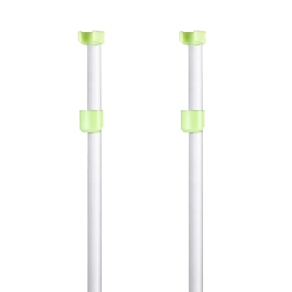 Soporte para caña de pescar de surf casting modelo Eco, de aluminio sin pintar, lote de 2 unidades