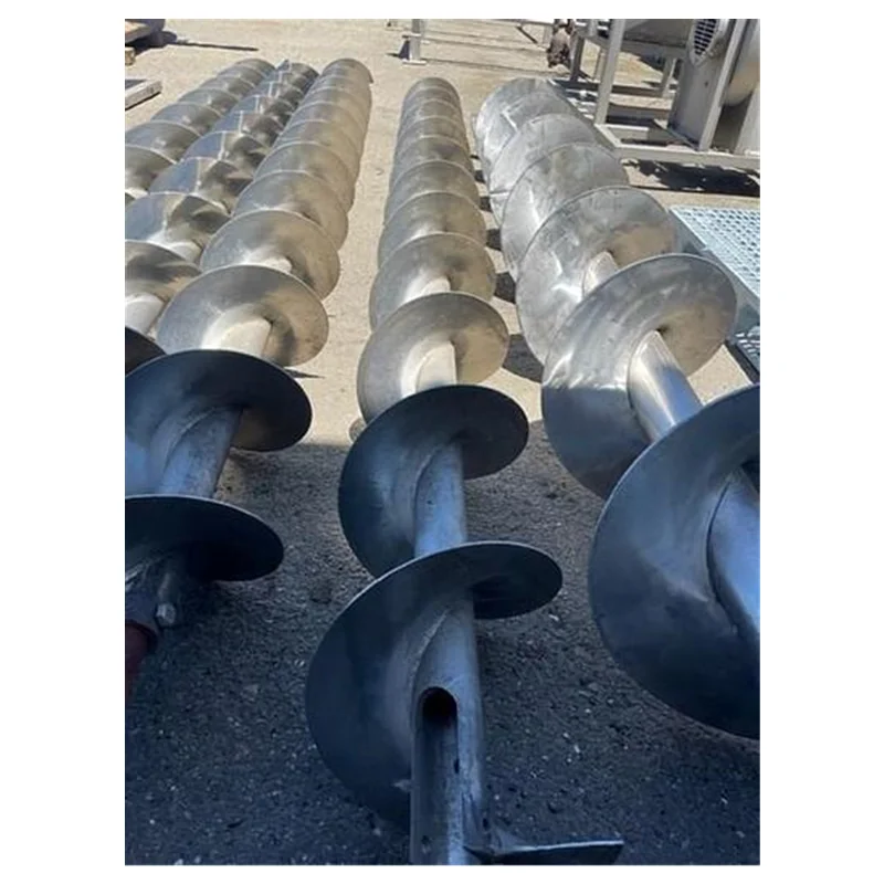 Tornillo helicoidal personalizado para alimentador industrial - imagen 2
